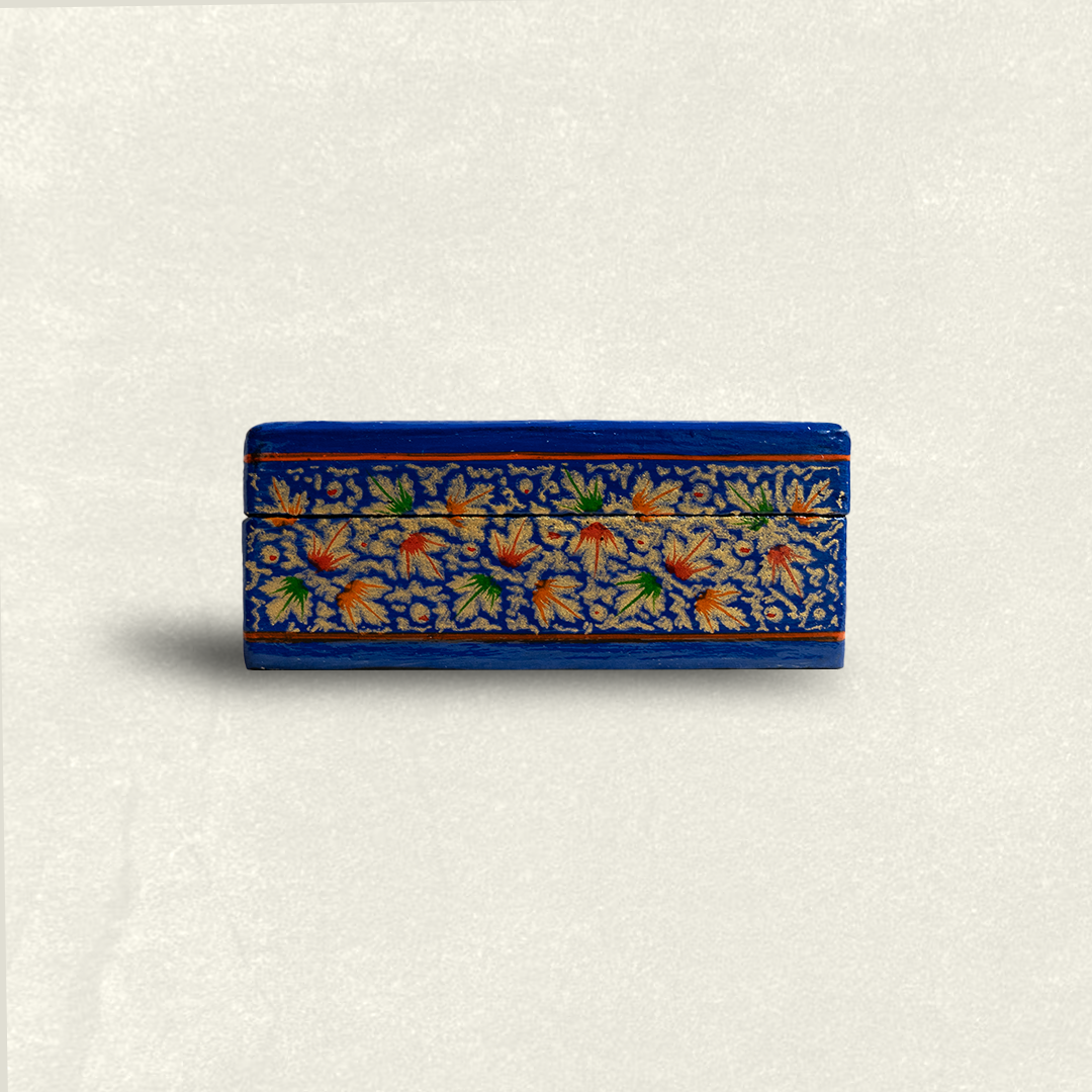 Floral Tapestry Coasters with Holder