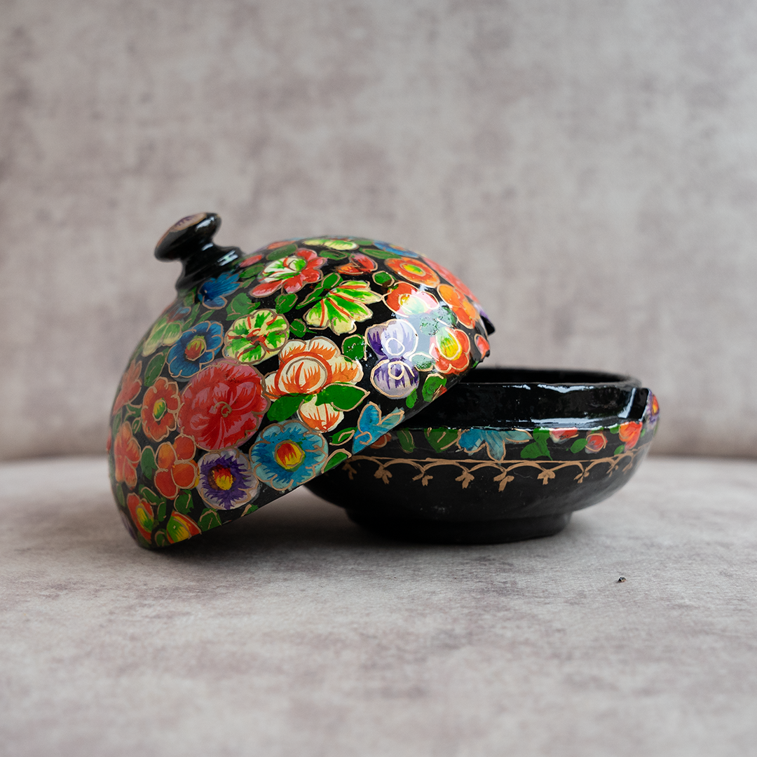 Floral Fantasy Powder Pot