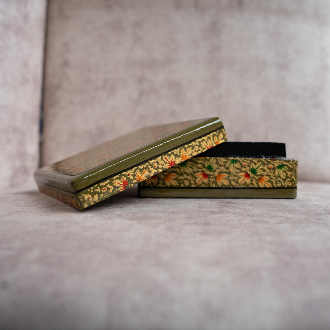 Olive Spring Coasters & Box