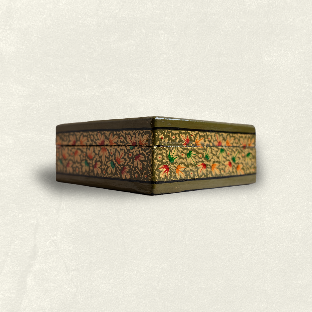 Olive Spring Coasters & Box