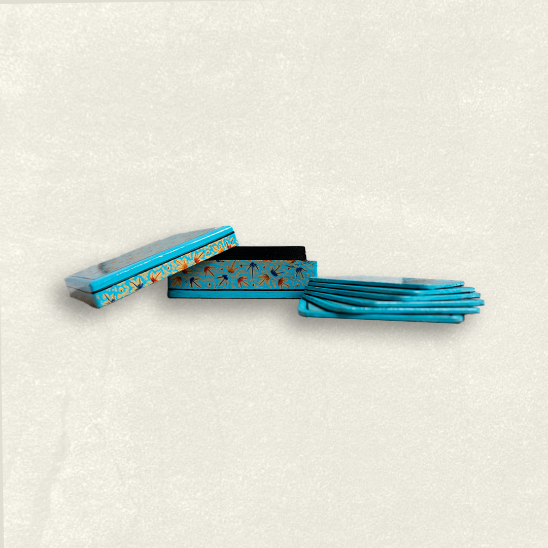 Crystalline Blue Coaster Set