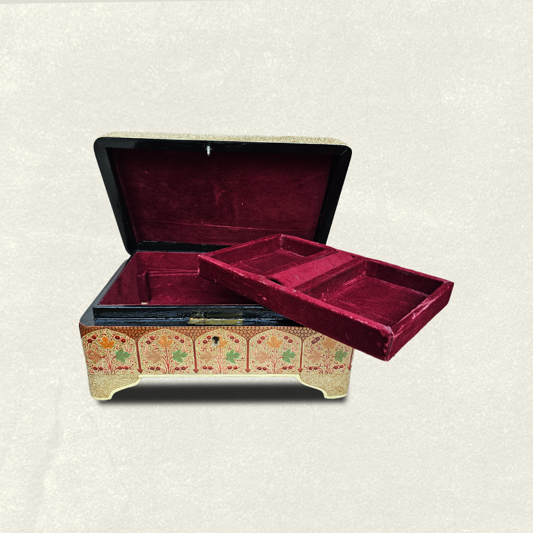 Ornate Bloom Jewellery Chest