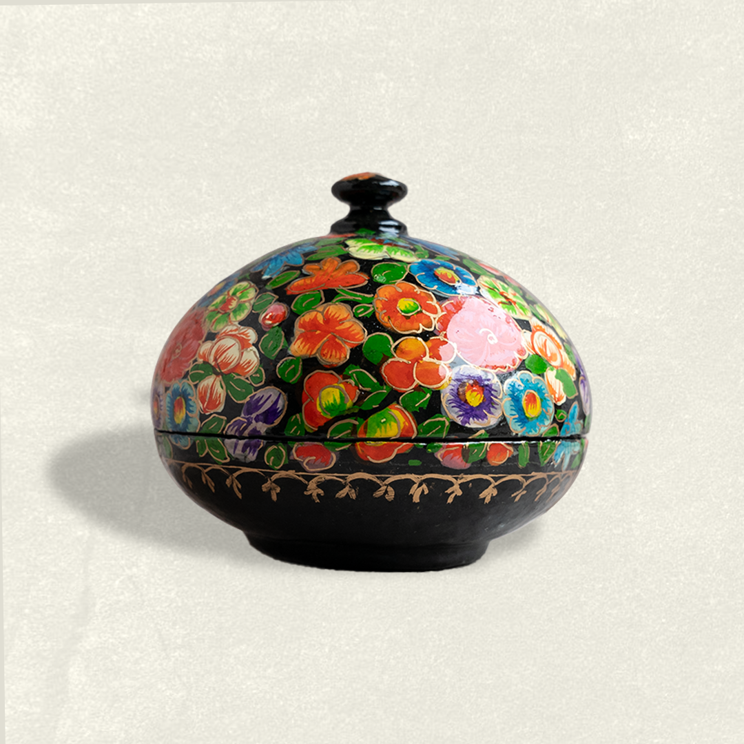 Floral Fantasy Powder Pot